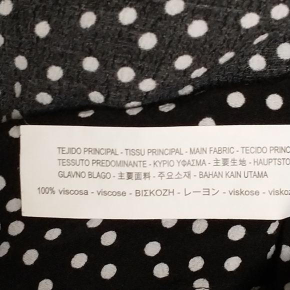 Zara Black and White Polkadot Dress - Picture 3 of 12